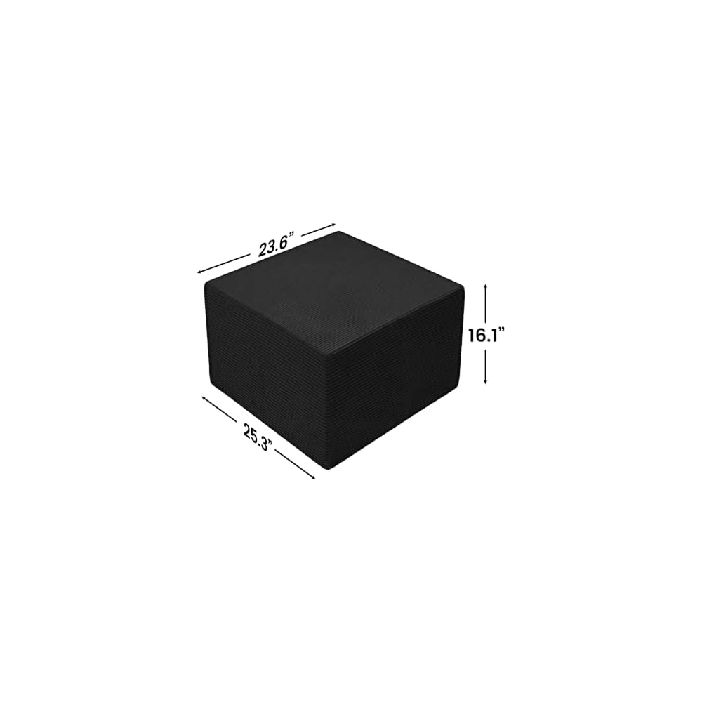 25.00" Boneless Sofa Module Compatible with Cloud Series Oversized Sectionals, No-Armrest Design for Modern Living Rooms & Bedroom