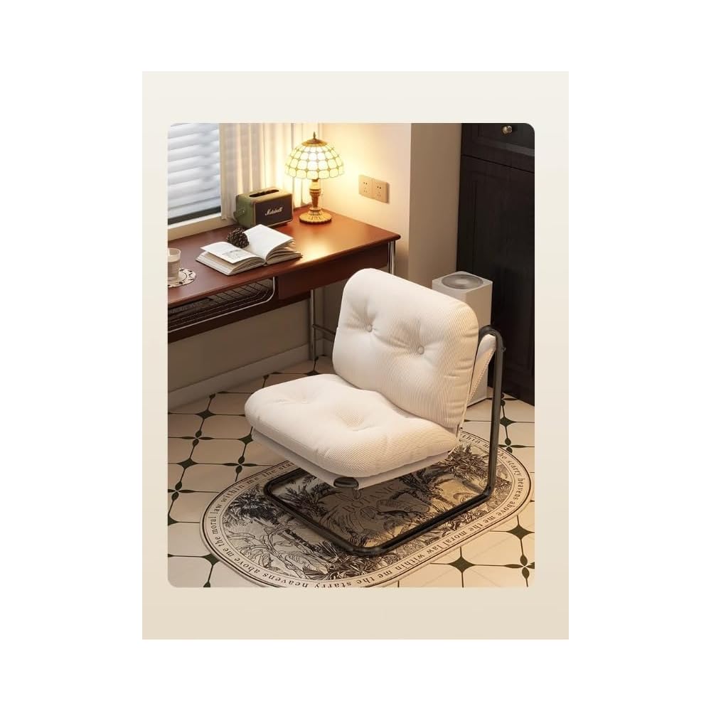 Medieval Style Corduroy Floating Sofa Chair - Comfort and Style Combined (Green)