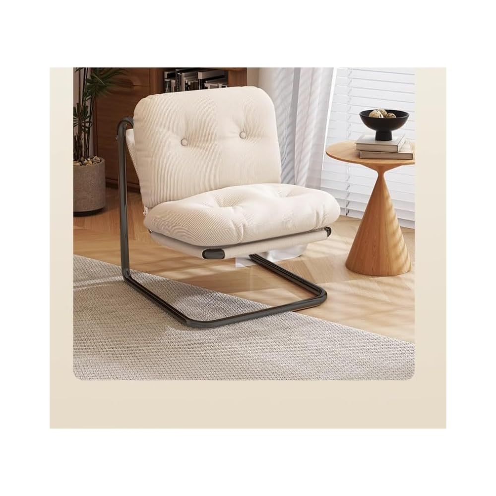 Medieval Style Corduroy Floating Sofa Chair - Comfort and Style Combined (Green)